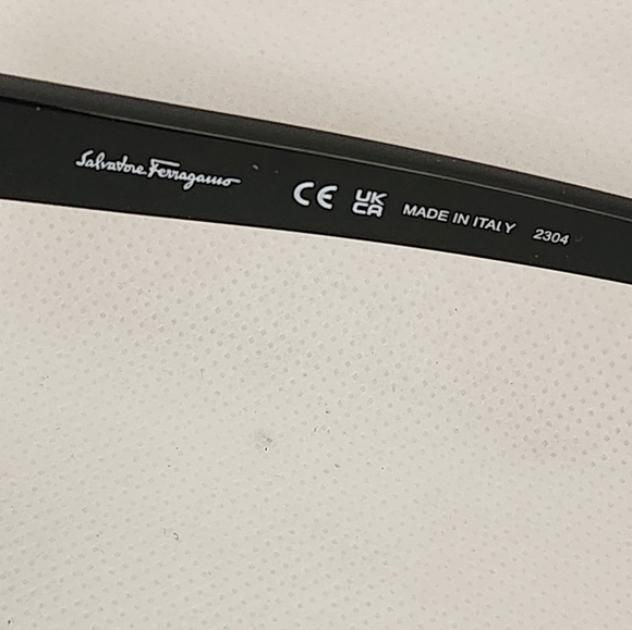 FERRAGAMO 57MM Black Oval Sunglasses main image 8